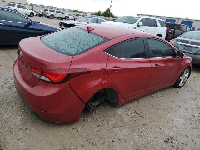 KMHDH4AH8EU158281 - 2014 HYUNDAI ELANTRA SE RED photo 3