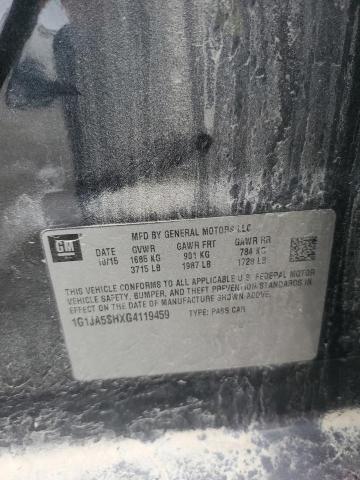 1G1JA5SHXG4119459 - 2016 CHEVROLET SONIC LS 灰色 照片 12