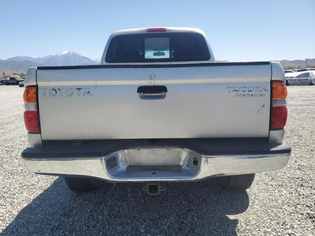 5TEGN92N43Z285514 - 2003 TOYOTA TACOMA DOUBLE CAB PRERUNNER SILVER photo 6
