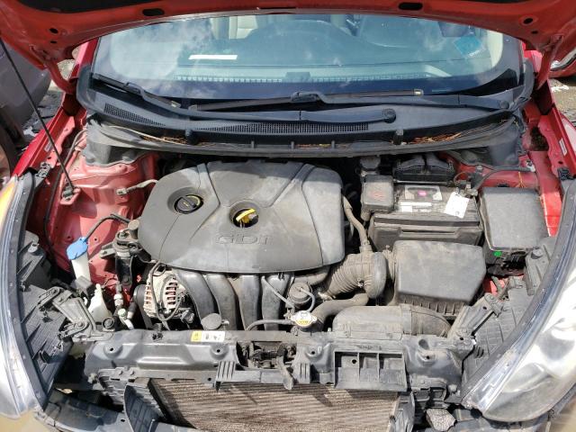 KMHD35LH7EU204149 - 2014 HYUNDAI ELANTRA GT RED photo 11