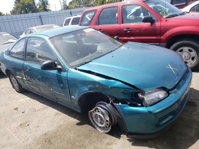 2HGEJ2228SH524378 - 1995 HONDA CIVIC DX TEAL photo 4