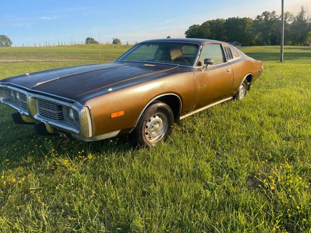 WP29G3A157763 - 1973 DODGE CHARGER BROWN photo 2