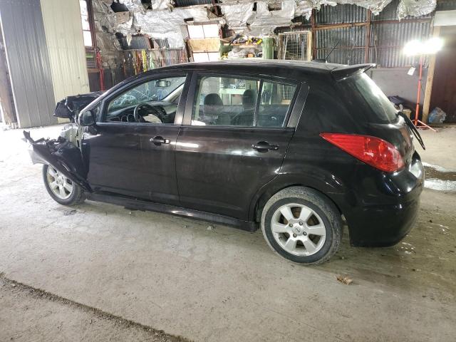 3N1BC1CP5AL455917 - 2010 NISSAN VERSA S BLACK photo 2