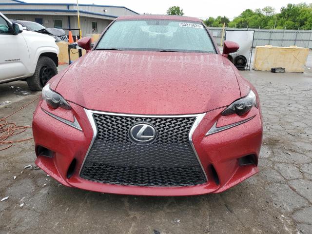 JTHBE1D25E5011614 - 2014 LEXUS IS 350 RED photo 5