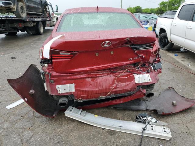 JTHBE1D25E5011614 - 2014 LEXUS IS 350 RED photo 6