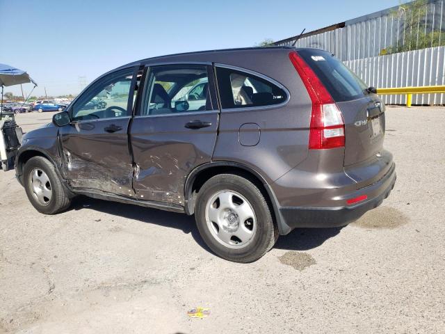 5J6RE3H32AL030183 - 2010 HONDA CR-V LX BROWN photo 2