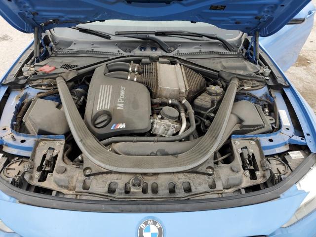 WBS3R9C51FF708741 - 2015 BMW M4 BLUE photo 11