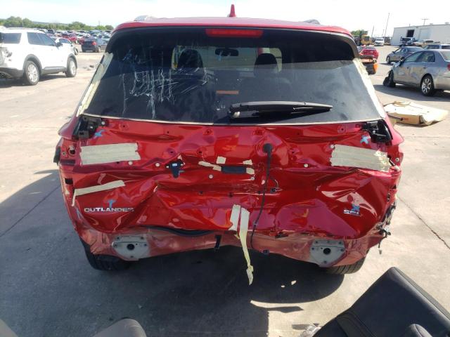 JA4J3VA8XNZ017365 - 2022 MITSUBISHI OUTLANDER SEL RED photo 6