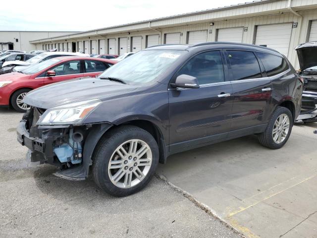 1GNKRGKD1EJ362869 - 2014 CHEVROLET TRAVERSE LT BLUE photo 1