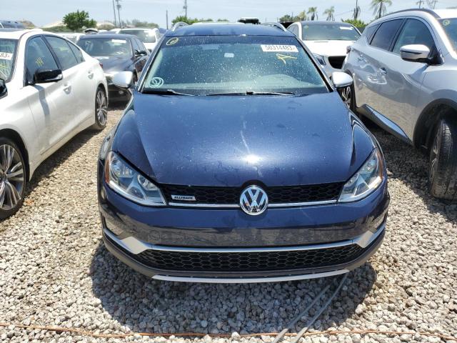 3VWH17AU2HM509264 - 2017 VOLKSWAGEN GOLF ALLTR S BLUE photo 5