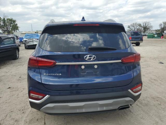 5NMS33AD1KH046541 - 2019 HYUNDAI SANTA FE SEL BLUE photo 6