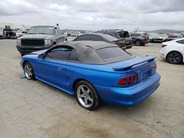 1FAFP46V8WF191436 - 1998 FORD MUSTANG COBRA BLUE photo 2