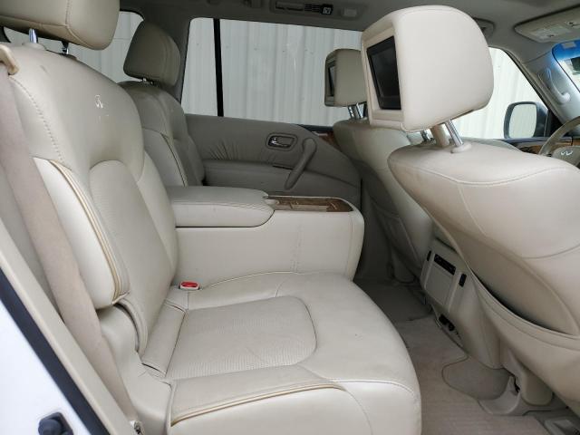 JN8AZ2NF9E9553370 - 2014 INFINITI QX80 WHITE photo 11