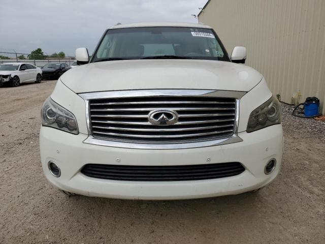 JN8AZ2NF9E9553370 - 2014 INFINITI QX80 WHITE photo 5