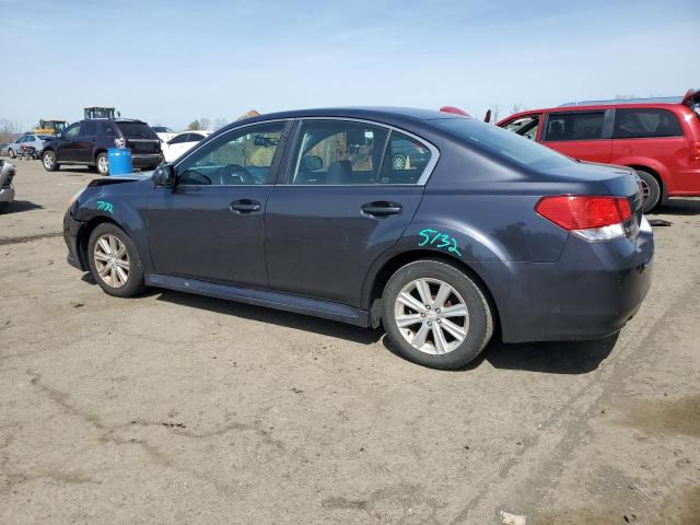 4S3BMBG67A3242089 - 2010 SUBARU LEGACY 2.5I PREMIUM GRAY photo 2