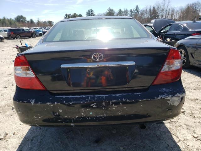 4T1BE32K22U023359 - 2002 TOYOTA CAMRY LE BLACK photo 6