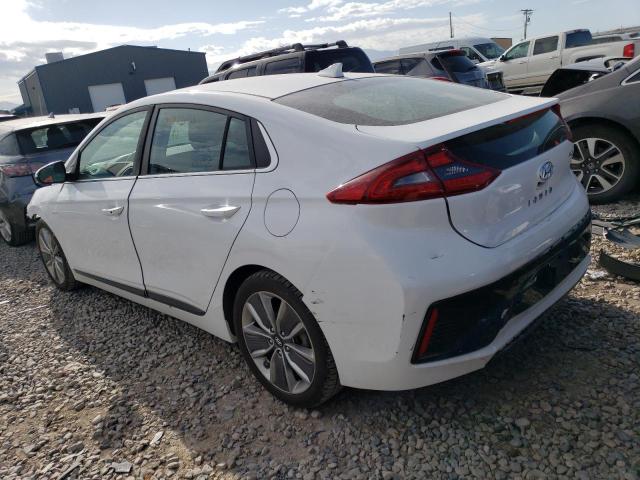 KMHC05LC6HU017918 - 2017 HYUNDAI IONIQ LIMITED WHITE photo 2