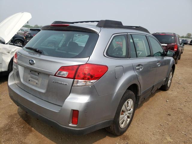 4S4BRCAC9B3439042 - 2011 SUBARU OUTBACK 2.5I SILVER photo 3