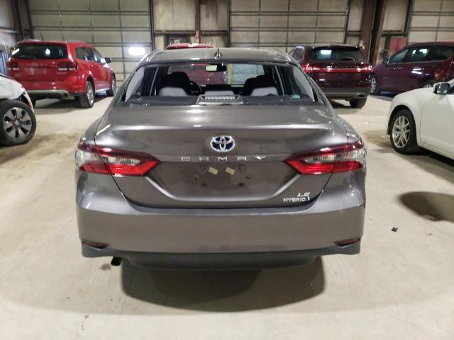 4T1H31AK4NU591655 - 2022 TOYOTA CAMRY LE GRAY photo 6