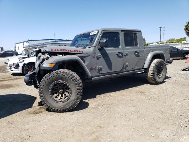 1C6JJTBG7ML506465 - 2021 JEEP GLADIATOR RUBICON GRAY photo 1