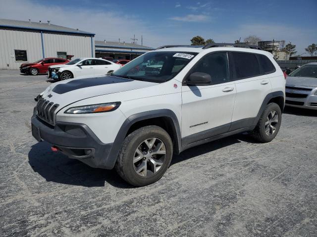 1C4PJMBS8GW147336 - 2016 JEEP CHEROKEE TRAILHAWK WHITE photo 1