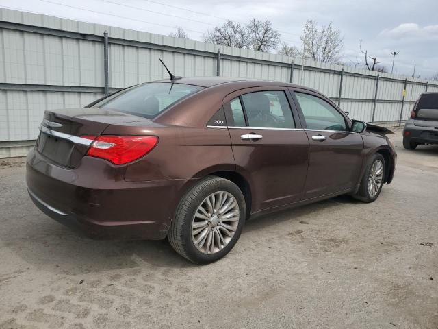 1C3CCBCG6CN305412 - 2012 CHRYSLER 200 LIMITED BROWN photo 3
