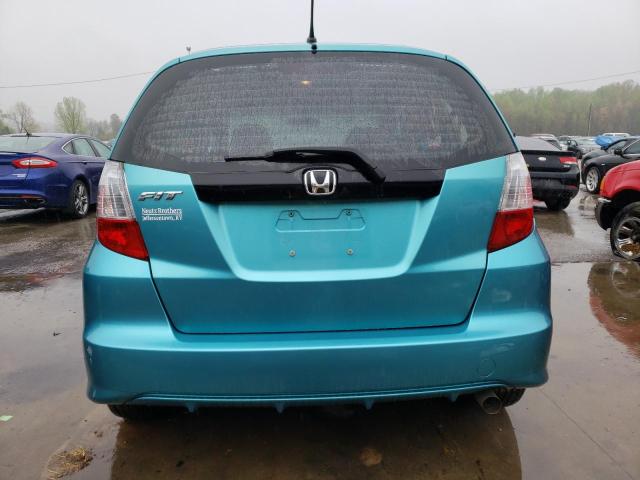 JHMGE8H38DC057692 - 2013 HONDA FIT TURQUOISE photo 6
