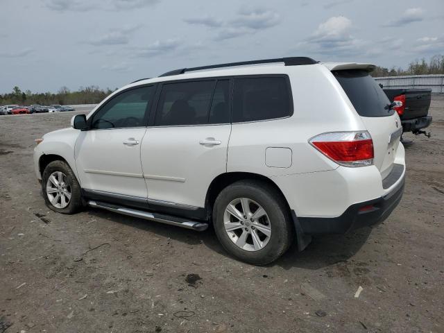 5TDZK3EH9CS075959 - 2012 TOYOTA HIGHLANDER BASE WHITE photo 2