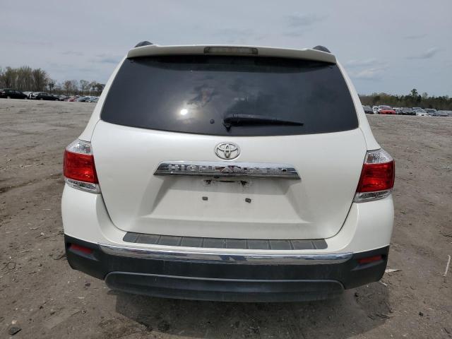 5TDZK3EH9CS075959 - 2012 TOYOTA HIGHLANDER BASE WHITE photo 6