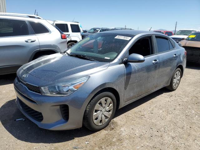 3KPA24AB4KE178753 - 2019 KIA RIO S GRAY photo 1