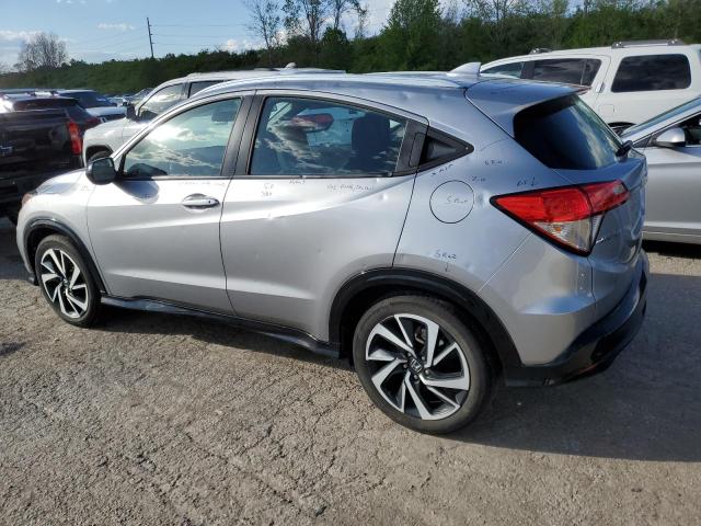 3CZRU6H1XKG723102 - 2019 HONDA HR-V SPORT SILVER photo 2