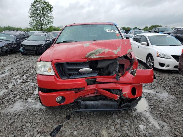 1FTPX14V07FA03865 - 2007 FORD F150 RED photo 5