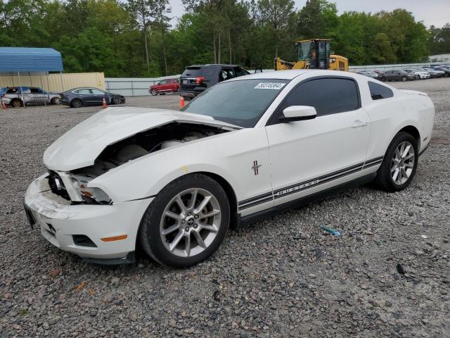 1ZVBP8AN9A5102587 - 2010 FORD MUSTANG WHITE photo 1