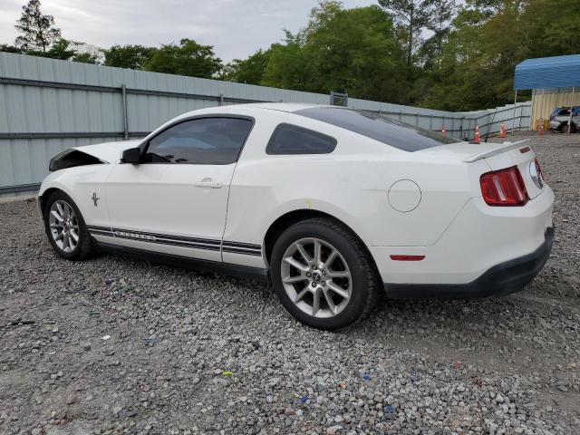 1ZVBP8AN9A5102587 - 2010 FORD MUSTANG WHITE photo 2
