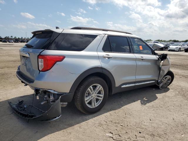 1FMSK7DH2PGC23374 - 2023 FORD EXPLORER XLT SILVER photo 3