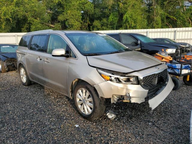 KNDMC5C15F6023063 - 2015 KIA SEDONA EX BEIGE photo 4