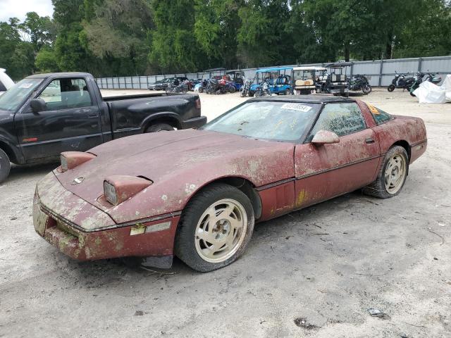 1G1YY2187J5121827 - 1988 CHEVROLET CORVETTE RED photo 1