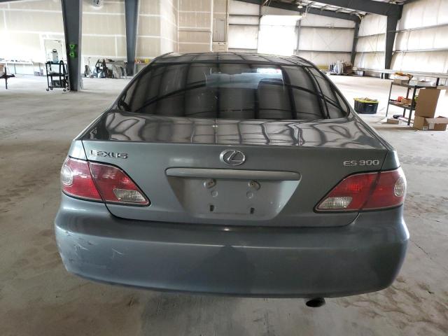 JTHBF30G030137397 - 2003 LEXUS ES 300 GRAY photo 6