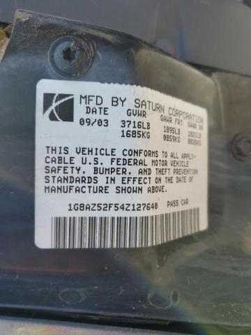1G8AZ52F54Z127640 - 2004 SATURN ION LEVEL 2 石墨色 照片 13