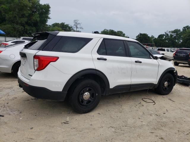 1FM5K8AB2NGB58901 - 2022 FORD EXPLORER POLICE INTERCEPTOR 白色 照片 3