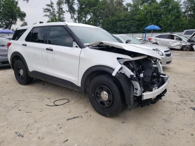 1FM5K8AB2NGB58901 - 2022 FORD EXPLORER POLICE INTERCEPTOR 白色 照片 4