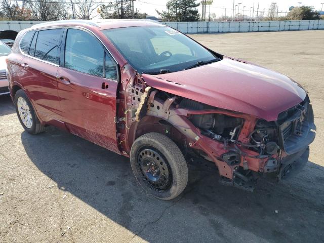 LRBFXBSA4HD003624 - 2017 BUICK ENVISION ESSENCE Շագանակագույն լուսանկար 4