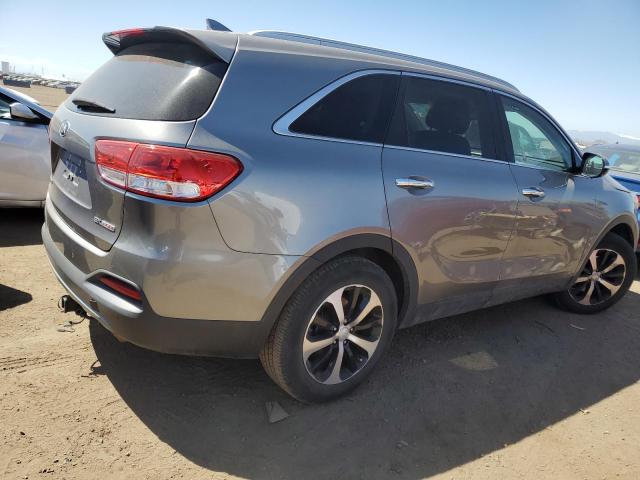 5XYPHDA16GG126020 - 2016 KIA SORENTO EX GRAY photo 3