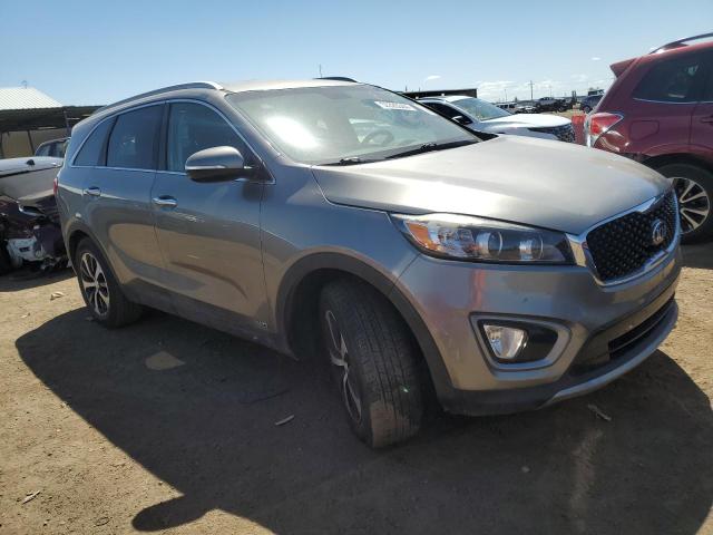 5XYPHDA16GG126020 - 2016 KIA SORENTO EX GRAY photo 4