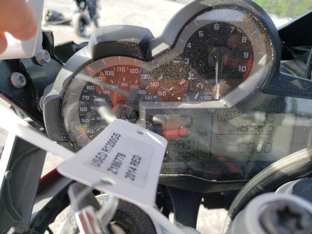 WB10A1103EZ186778 - 2014 BMW R1200 GS RED photo 7