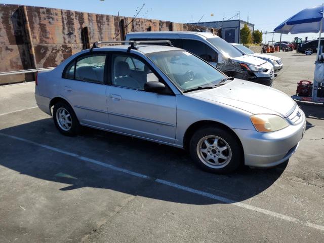 1HGES165X2L072951 - 2002 HONDA CIVIC LX SILVER photo 4