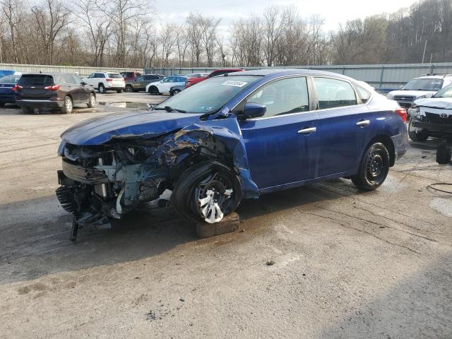 3N1AB7AP6GY248100 - 2016 NISSAN SENTRA S BLUE photo 1