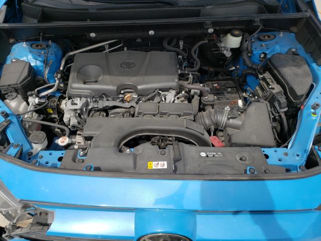 2T3W1RFVXKW005252 - 2019 TOYOTA RAV4 XLE TURQUOISE photo 12