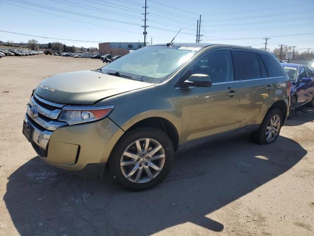 2FMDK4KC6DBA75215 - 2013 FORD EDGE LIMITED GREEN photo 1