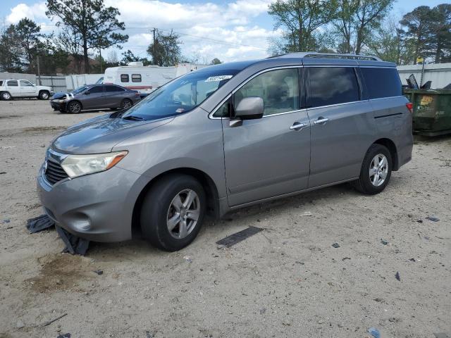 JN8AE2KP4C9046513 - 2012 NISSAN QUEST S GRAY photo 1